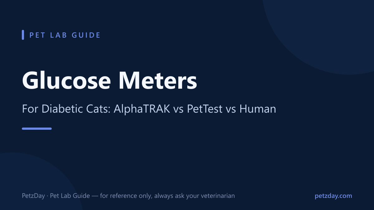 Glucose meters for cats compared